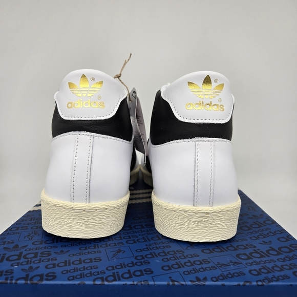 New Adidas Jabbar High \'White Black\' Men\'s Basketball Sneaker Shoes Size 11.5 main image 7